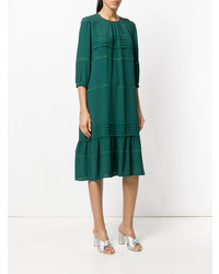 N°21 N21 Lace Trim Mid Length Dress