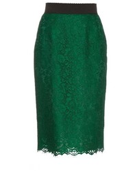 Dolce & Gabbana Cordonetto Lace Pencil Skirt