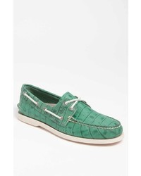 Green Boat Shoes for Men | Lookastic