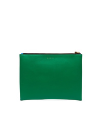 Marni Blue And Green Leather Pouch
