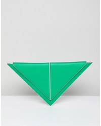 ASOS DESIGN Triangle Clutch Bag