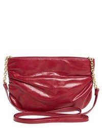 Hobo Belle Leather Crossbody Bag Red