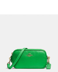 Coach Crossbody Pouch In Pebble Leather, $150, Coach