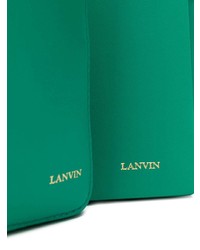 Lanvin Logo Embossed Shoulder Bag