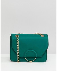 ASOS DESIGN Ring And Ball Cross Body Bag With Chain Strap