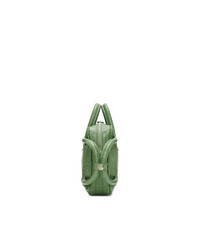 Dheygere Green Python Multi Duffle Bag