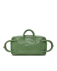 Dheygere Green Python Multi Duffle Bag