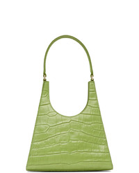 Staud Green Croc Rey Bag