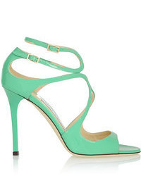Jimmy Choo Lang Patent Leather Sandals