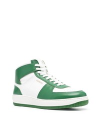 Sandro Magic Panelled High Top Sneakers