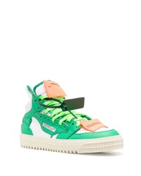 Off-White Panelled Hi Top Sneakers