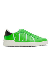 Valentino Green Garavani Vltn Open Sneakers