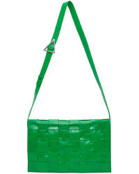 Bottega Veneta Green Cassette Messenger Bag