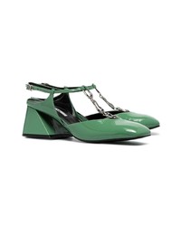 Yuul Yie Green Glamour 60 Patent Leather Pumps