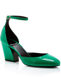 Pierre Hardy Green Patent Leather Calamity Heels