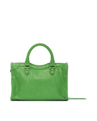 Balenciaga Green Nano City Bag