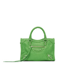 Balenciaga Green Nano City Bag