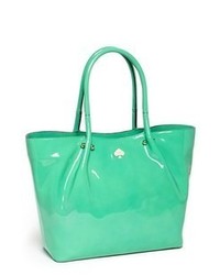 kate spade new york First Prize Tolen Leather Tote Bud Green