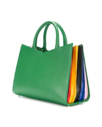 Sara Battaglia Multicoloured Side Accordion Tote Bag