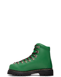 Gucci Green The North Face Edition Lace Up Boots