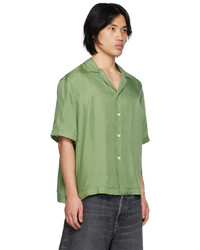Sunnei Green Buttoned Shirt