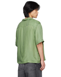 Sunnei Green Buttoned Shirt