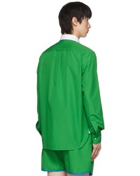 Sébline Green Poplin Shirt
