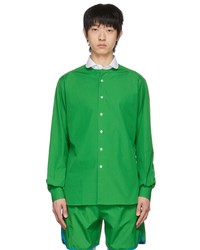 Sébline Green Poplin Shirt
