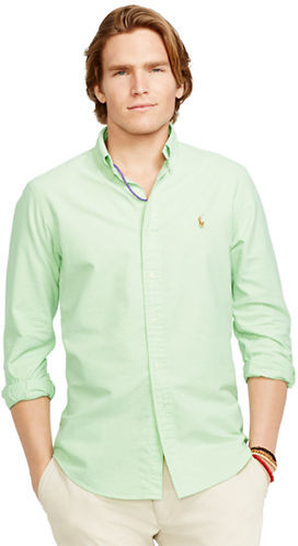 ralph lauren oxford shirt green