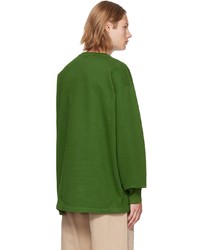 Acne Studios Green Bonded Sweatshirt