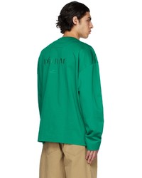 Juun.J Green Dlicat Long Sleeve T Shirt
