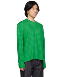 Sunnei Green Long Sleeve T Shirt