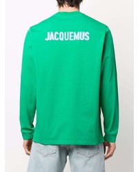 Jacquemus Logo Print Long Sleeve T Shirt