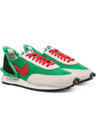 Nike Undercover Daybreak Leather Trimmed Nylon And Suede Sneakers