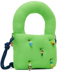 Marshall Columbia Green Mini Plush Messenger Bag