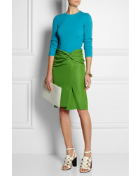 Cédric Charlier Twist Front Piqu Skirt