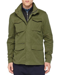 Vince 3 In 1 Military Jacket Green