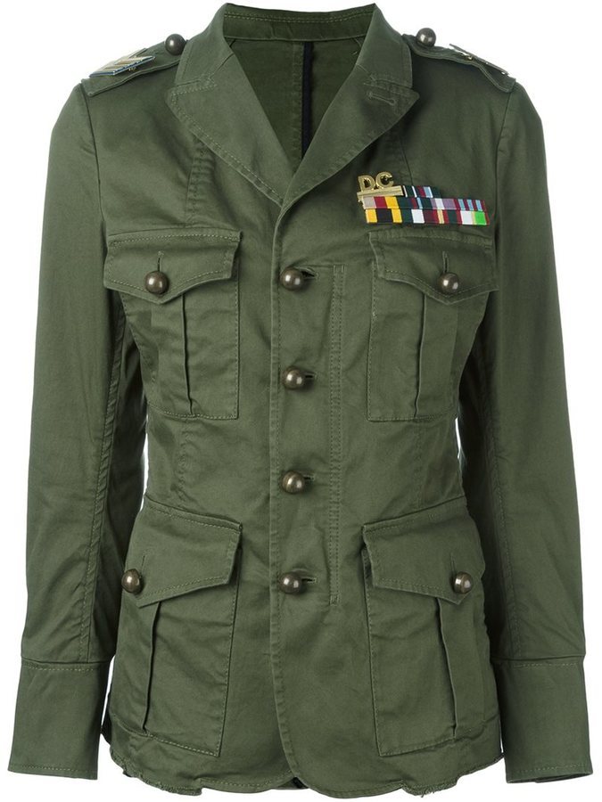 dsquared army jacket
