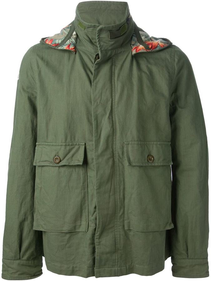 Golden Goose Deluxe Brand Washed Military Jacket, $677 | farfetch 