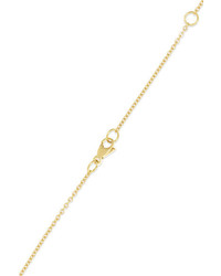 Brooke Gregson 18 Karat Gold Emerald And Diamond Necklace