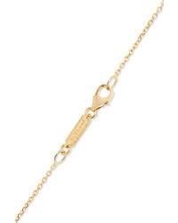 Suzanne Kalan 18 Karat Gold Emerald And Diamond Necklace