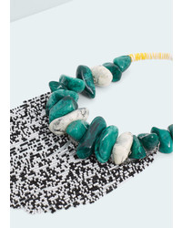 Mango Outlet Bead Stone Necklace