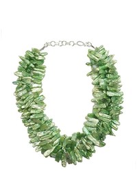 Ananda Handcrafted Statet Necklace Green