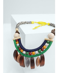 Mango Outlet Mixed Bead Necklace
