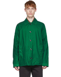 Dries Van Noten Green Nylon Jacket