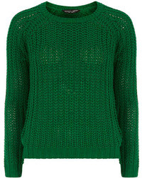 Dorothy Perkins Green Chunky Knit Sweater