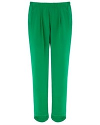 LnA Green Silk Alexa Trousers