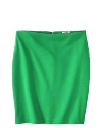 Nobland International Merona Ponte Pencil Skirt Mahal Green 10