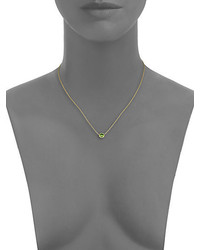 Ippolita Lollipop Peridot 18k Yellow Gold Mini Pendant Necklace