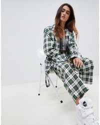 The Ragged Priest Oversized Blazer In Check Co Ord
